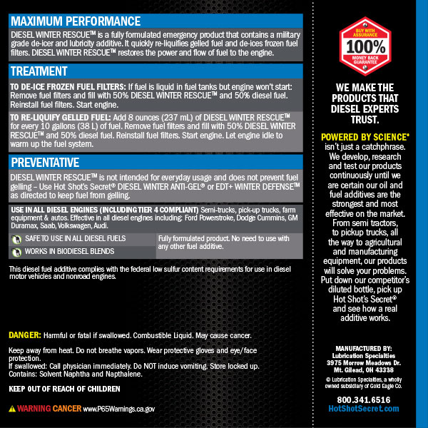 Hot Shot's Secret® DIESEL WINTER RESCUE® - Image 3