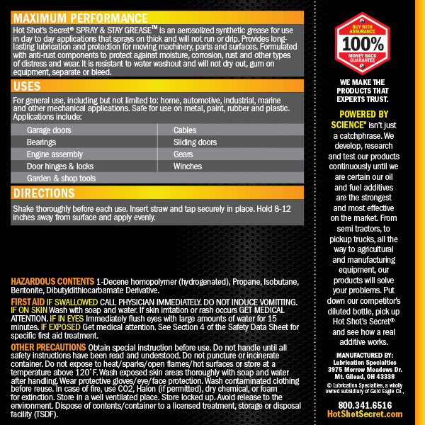 Stay and Spray Grease - Image 2